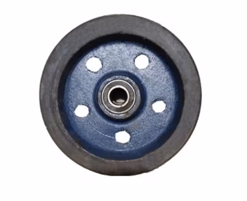 چرخ تک پاترولی چدن لاستیکی سبک A قطر 250 میلی متر