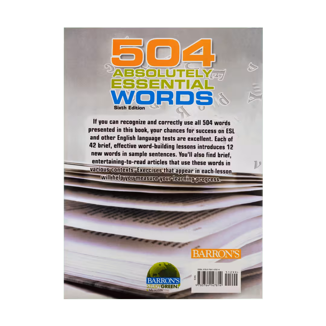 کتاب 504Absolutely Essential Words 6th CD