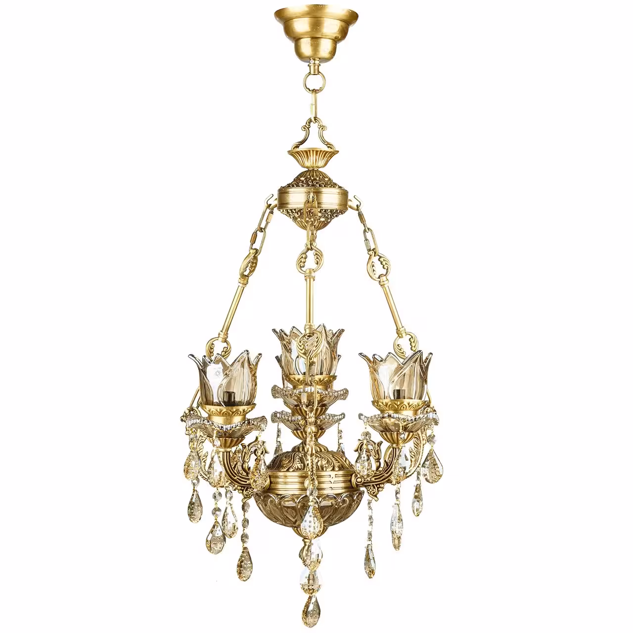 لوستر 4 شعله چشمه نور کد S3592/3-1