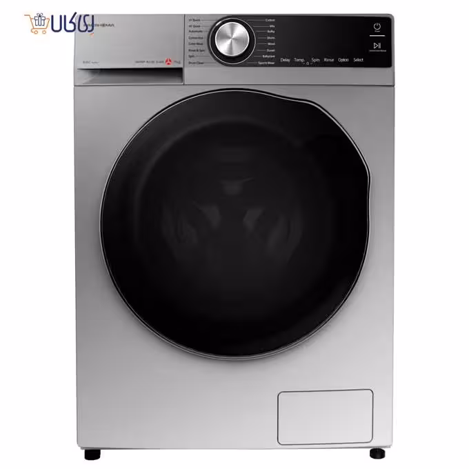 ماشین لباسشویی پاکشوما 9 کیلویی نقره ای مدل Pakshoma TFB-95401 ST
