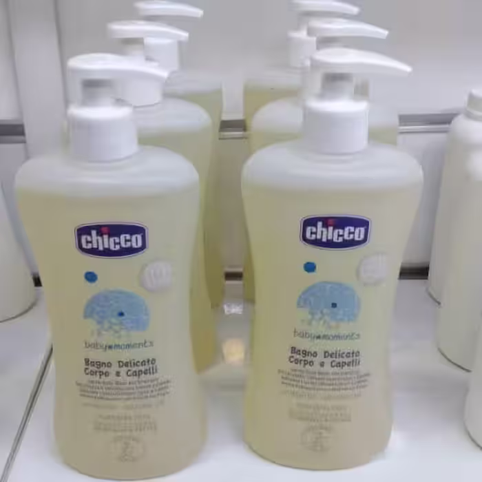 شامپو سر و بدن چیکو Chicco حجم 500 میل کارتن 6 عددی