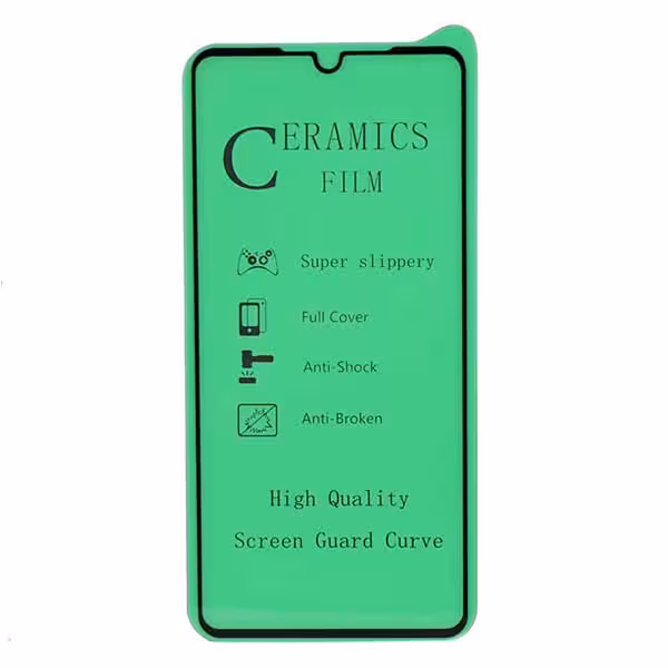 محافظ صفحه نمایش سرامیکی براق full cover Huawei P30 pro