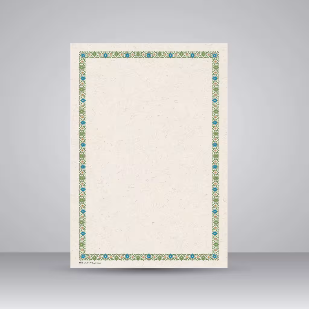 کاغذ ابروباد چاپی،30*21 A4) cm) ، کد 678، (بسته 10 عددی)