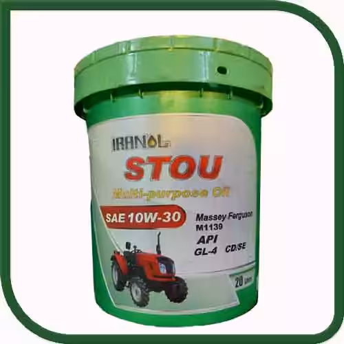روغن 10w30 ایرانول 20 لیتری STOU GL4