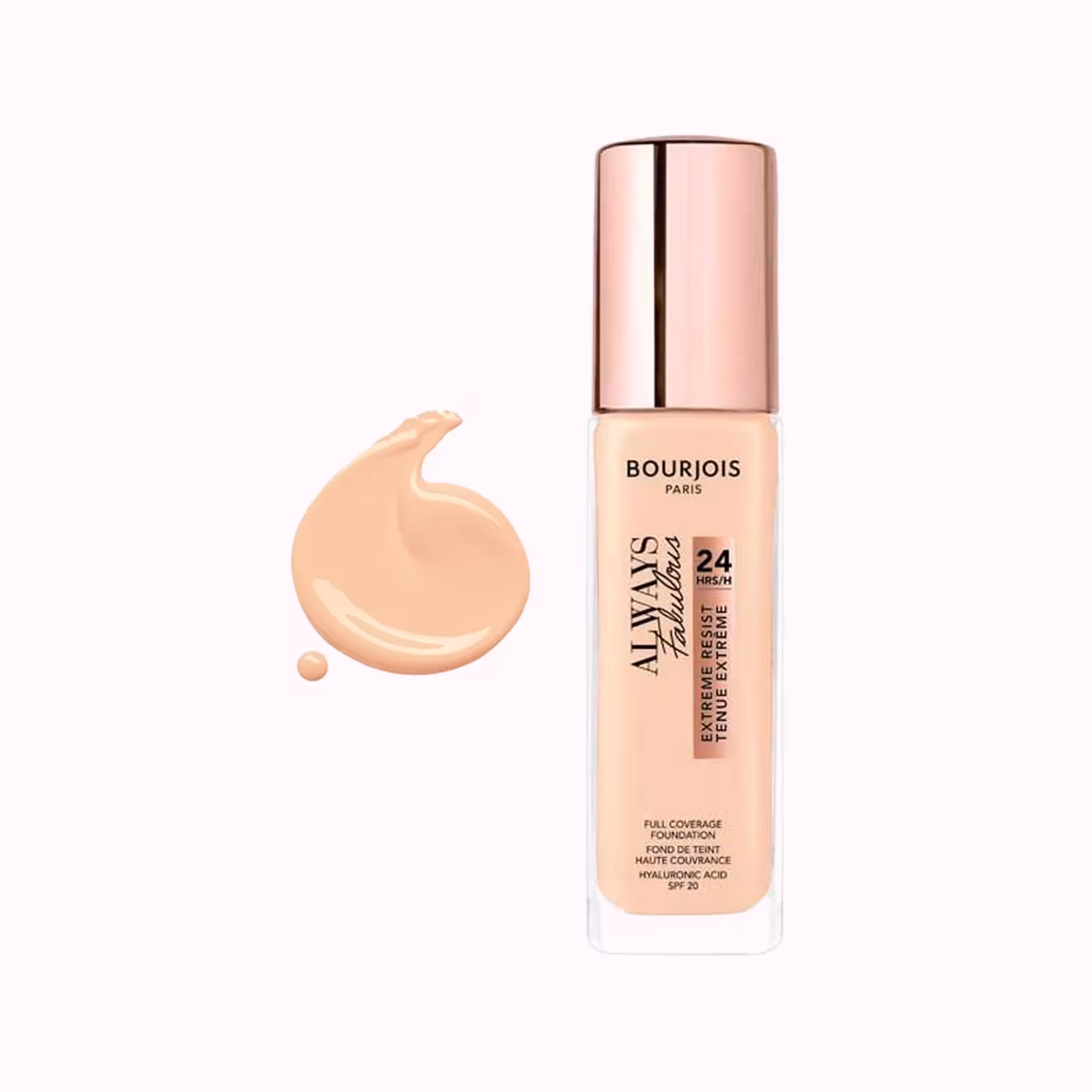 کرم پودر بورژوآ Always Fabulous رنگ 100 ROSE