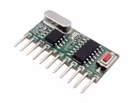 گیرنده ریموت کد لرن 4 کاناله ASK 433MHz سوپرهترودین مدل RM03 V3.0