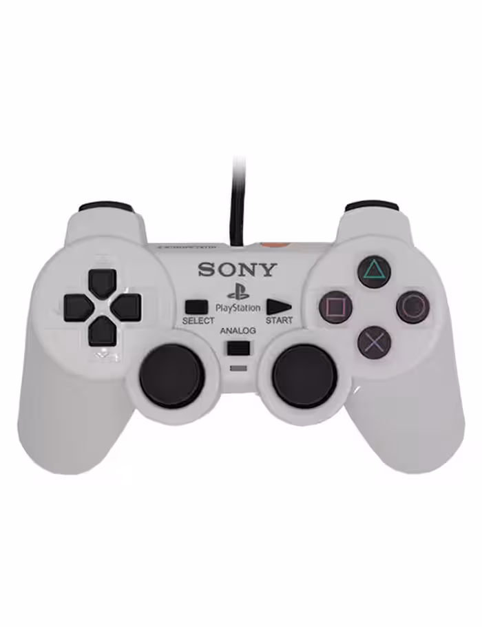 دسته PS2 سفید سیم ابریشمی ICدار