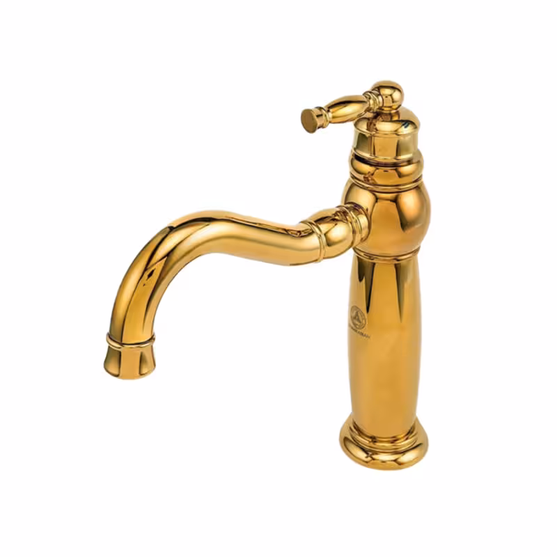 شیر روشویی قهرمان مدل آنتیک طلایی