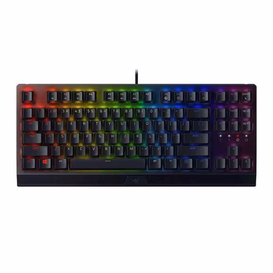 قیمت و خرید کیبورد گیمینگ باسیم ریزر BlackWidow V3 Tenkeyless-Yellow Switch | یاس ارتباط