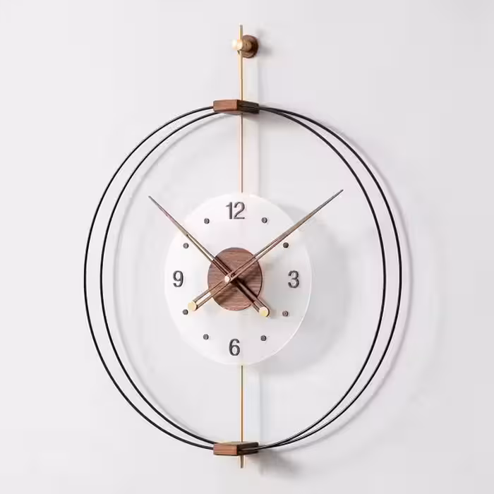 ساعت دیواری شیشه ای ریتمو