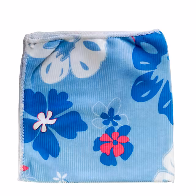 دستمال نظافت حوله میکروفایبر گلدار 40*40