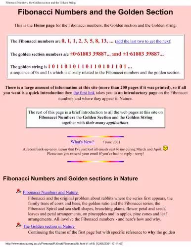 خرید و دانلود نسخه کامل کتاب Fibonacci Numbers, the Golden section and the Golden String
