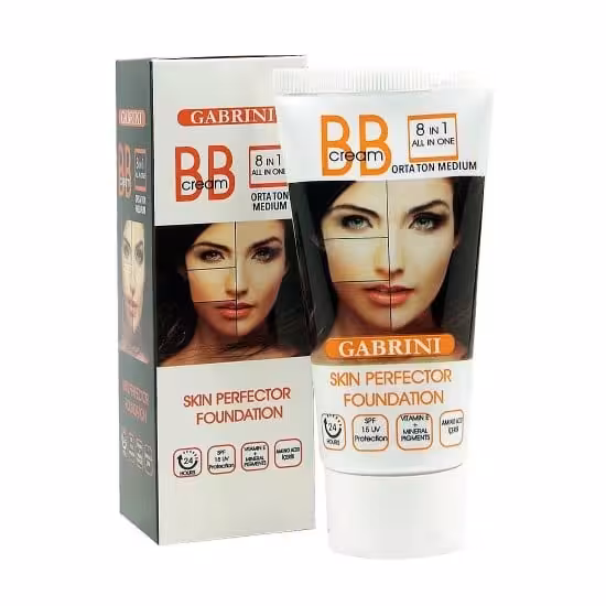 بی بی کرم گابرینی GABRINI BB CREAM رنگ متوسط مدیوم حجم 50 میل