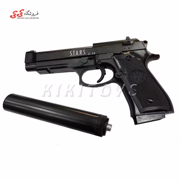 تفنگ کلت فلزی ساچمه ای پلاس Air soft gun C19
