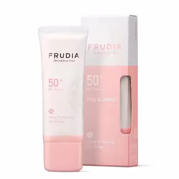 پرایمر ضد آفتاب کره ای ولوت فیت فرودیا FRUDIA Velvet Fit Blurring SPF50 مناسب انواع پوست 40 گرم