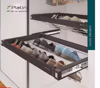 جا کفشی ریلی مفتولی پلاتین کد 9261_9262