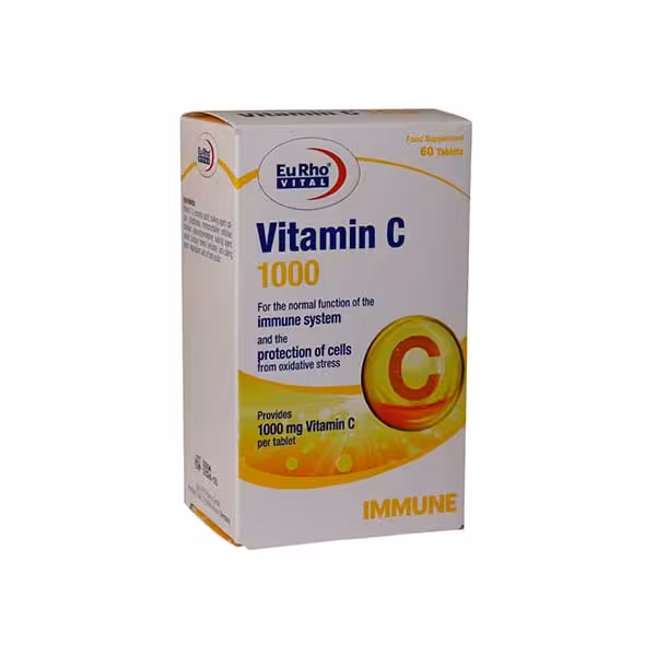 یوروویتال قرص ویتامین ث 1000 میلی گرم 60 عدد - داروکاو