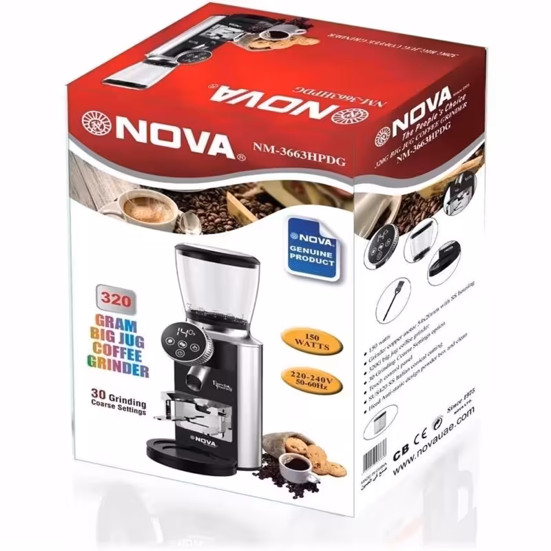 آسیاب قهوه نوا مدل NM-3663HPDG اصلی