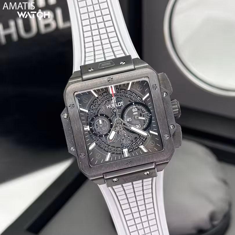 ساعت مچی مردانه هابلوت Hublot Square Bang Unico 6129H