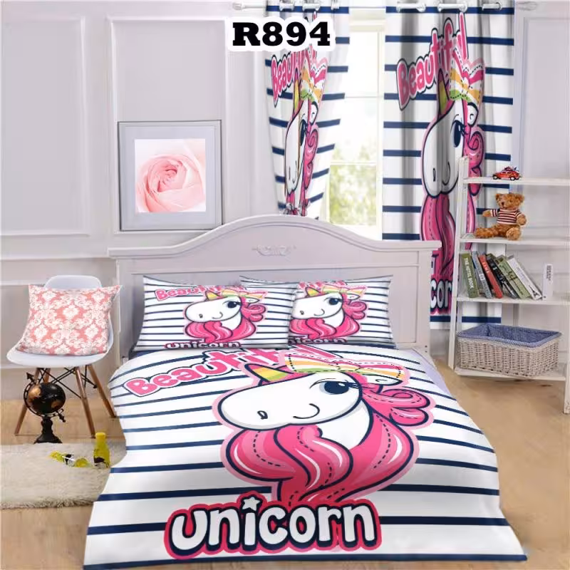 روتختی سه بعدی طرح اسب تک شاخ