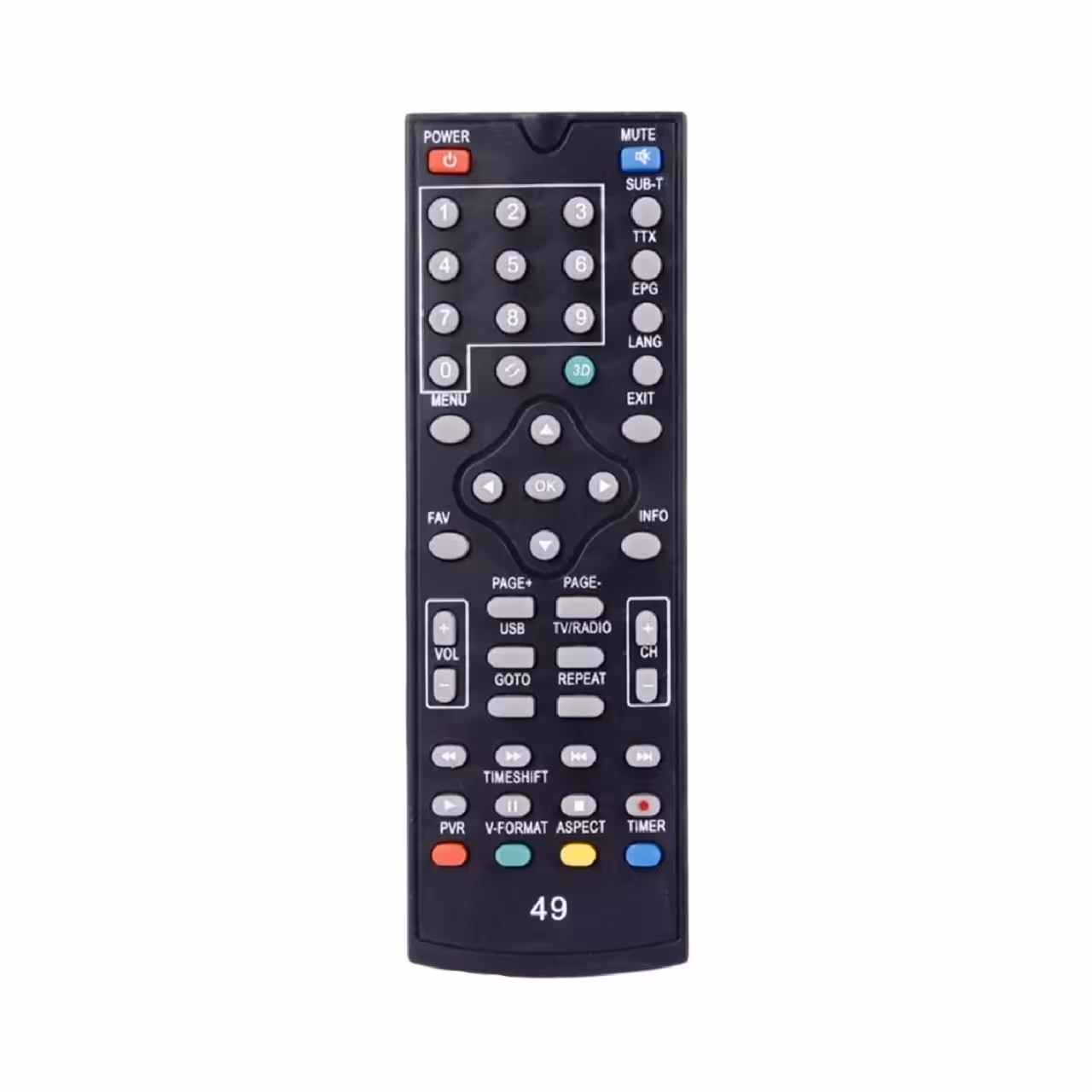 ریموت کنترل گیرنده دیجیتال سونیا