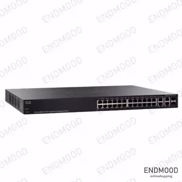 سوئیچ شبکه 28 پورت سیسکو مدل SG300-28MP
