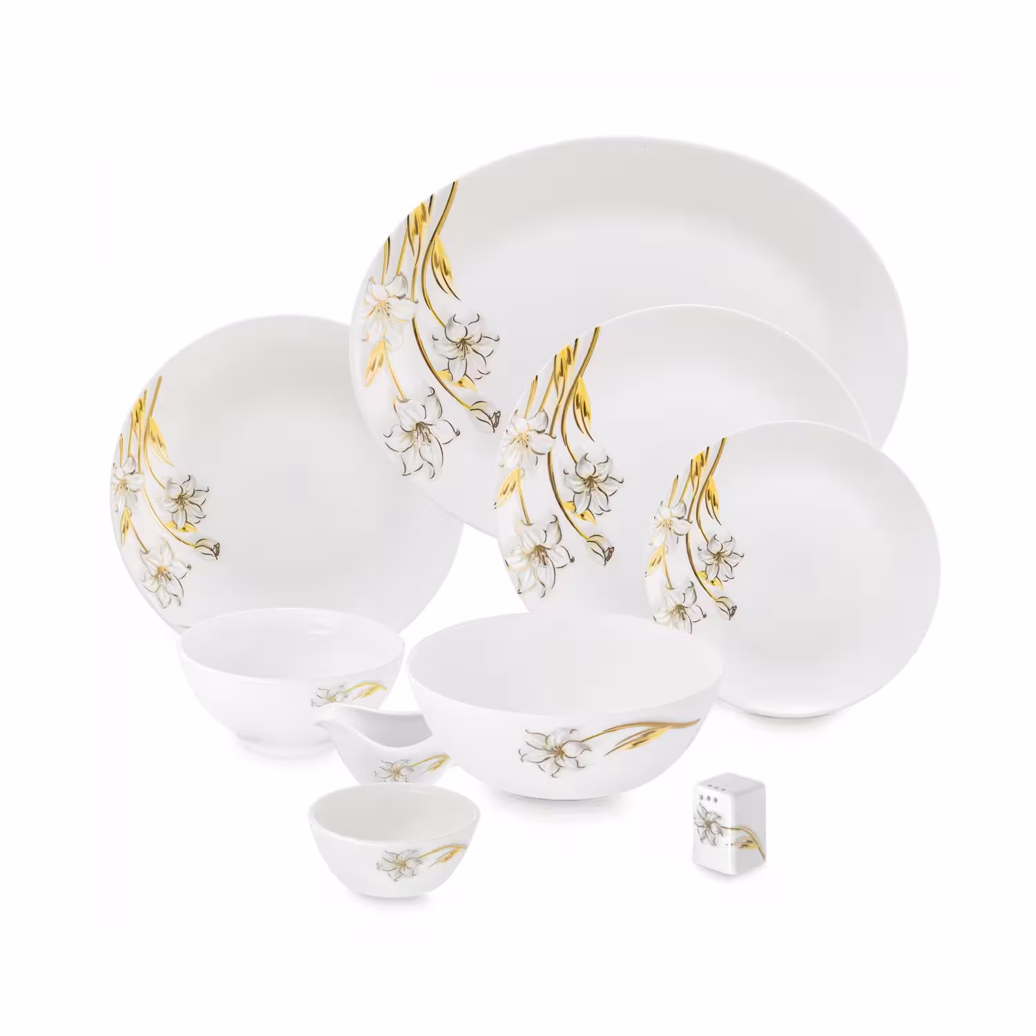 سرویس غذا خوری 40 پارچه اوپال هومیت طرح افرا طوسی