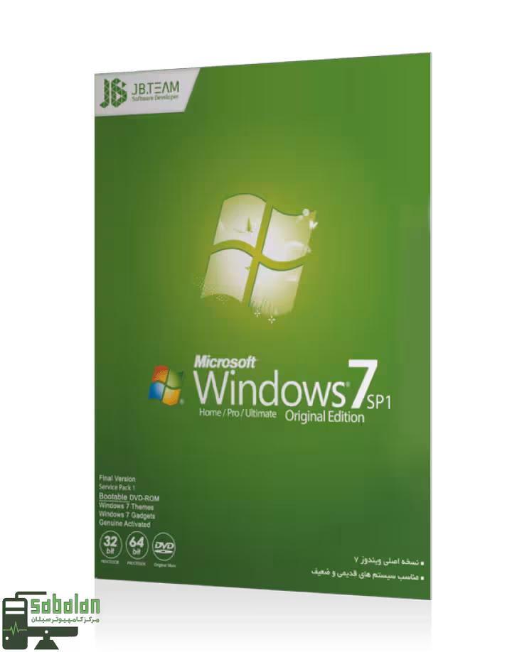 ویندوز 7 ORGINAL EDITION نشر JB TEAM