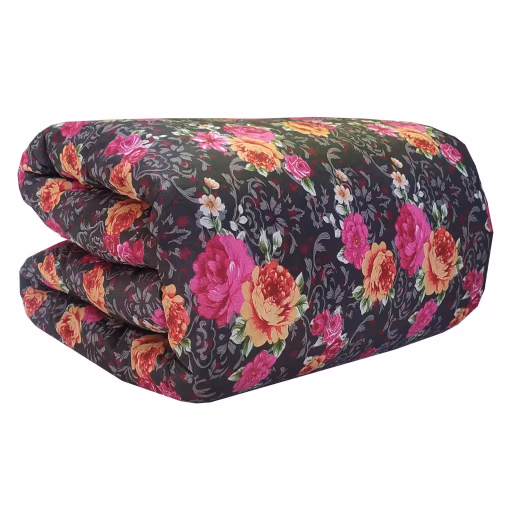 لحاف سندس مدل سی گل دونفره سایز 220×190 سانتی متر