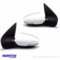 آینه برقی راهنمادار رانا پلاس با رنگ سفید شرکتی