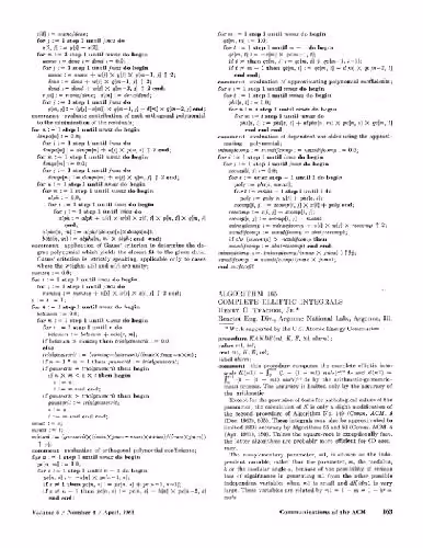 خرید و دانلود نسخه کامل کتاب Algorithm 165. Complete elliptic integral