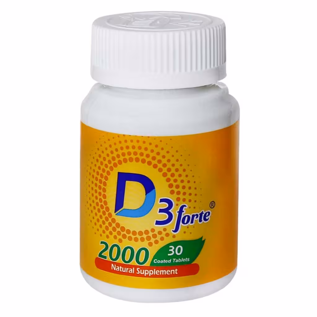 قرص ویتامین د3 (D3) 2000 فورت هولیستیکا - 30 عددی
