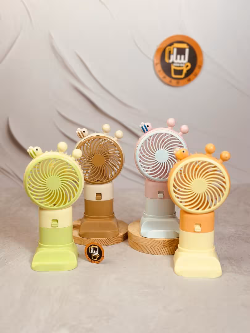 مینی پنکه فانتزی طرح زنبوری کد 4479