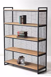 قفسه چوبی 5 طبقه