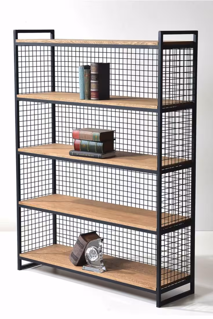 قفسه چوبی 5 طبقه