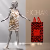 حوله دکلته چاپی پیچک پودایران