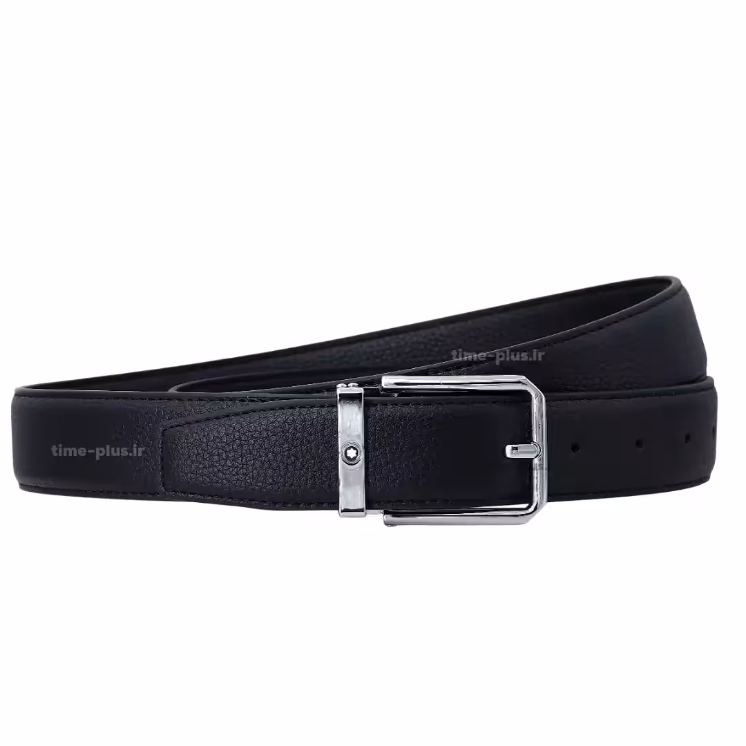 کمربند مون بلان سگک نقره ای