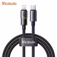 کابل شارژ تایپ سی به لایتنینگ 1.2 متر مک دودو Mcdodo Colorful Lights Type-C To Lightning Cable CA-8190