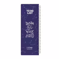 دفتر یادداشت 80 برگ آی چاپ مدل to do list طرح big dream کد 503