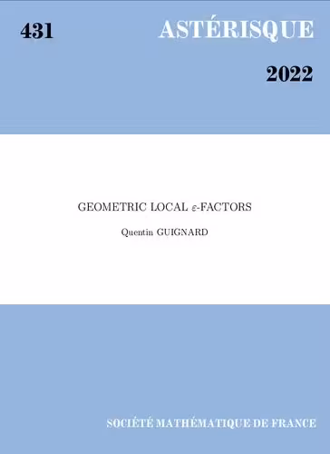 خرید و دانلود نسخه کامل کتاب Geometric local ε-factors