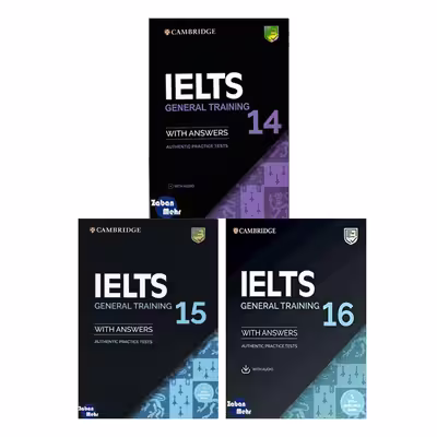کتاب Cambridge IELTS 14_15_16 General اثر جمعی از نویسندگان انتشارات زبان مهر 3 جلدی