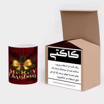 ماگ کاکتی طرح کریسمس مدل mgs17044
