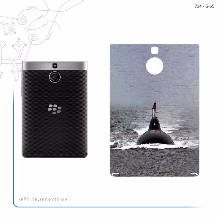 برچسب پوششی ماهوت مدل Submarine مناسب برای گوشی موبایل بلک بری Passport Silver Edition