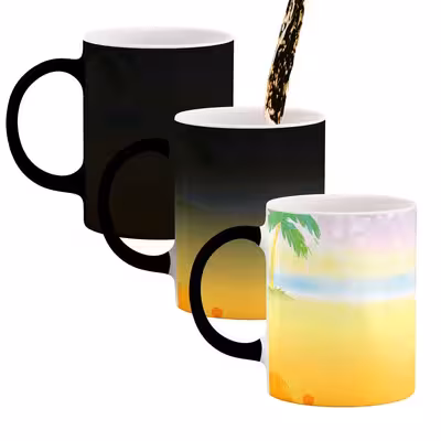 ماگ حرارتی طرح لب ساحل مدل mgph02551