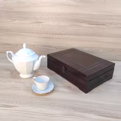جعبه چای کیسه ای مدل یاس کد 28001