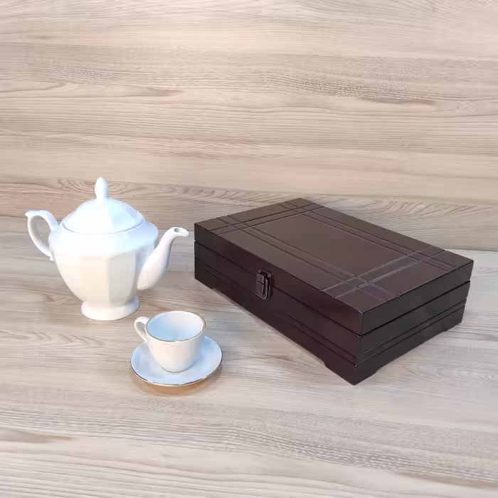 جعبه چای کیسه ای مدل یاس کد 28001