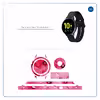برچسب ماهوت طرح Pink-Flower مناسب برای ساعت هوشمند سامسونگ Galaxy Watch Active 2 44mm