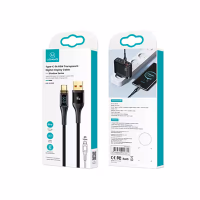 کابل تبدیل USB به USB-C یوسمز مدل sj593 طول 2 متر