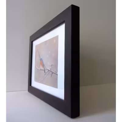 تابلوی نقاشی پاستل گچی طرح پرنده کد 0601