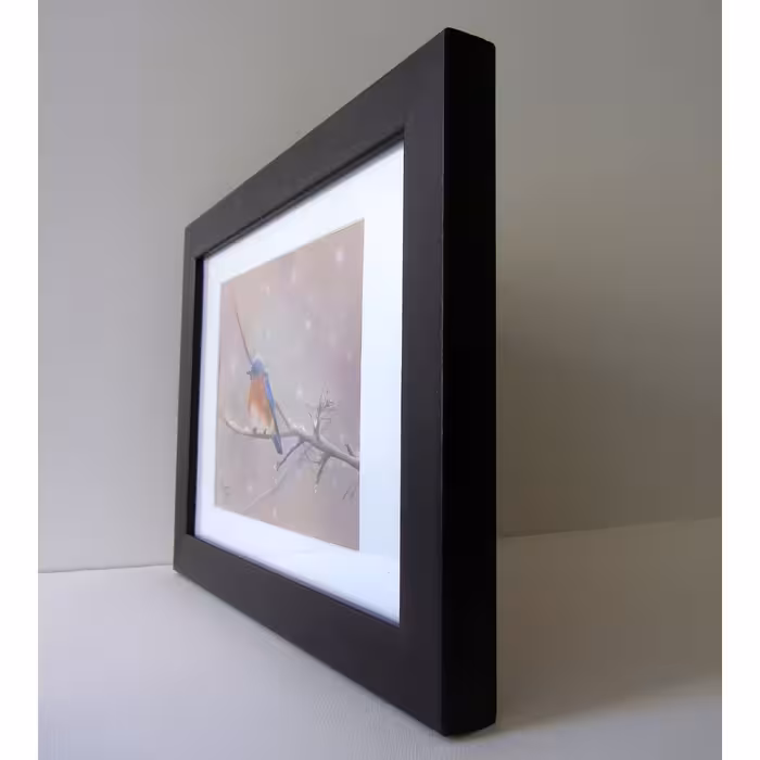 تابلوی نقاشی پاستل گچی طرح پرنده کد 0601